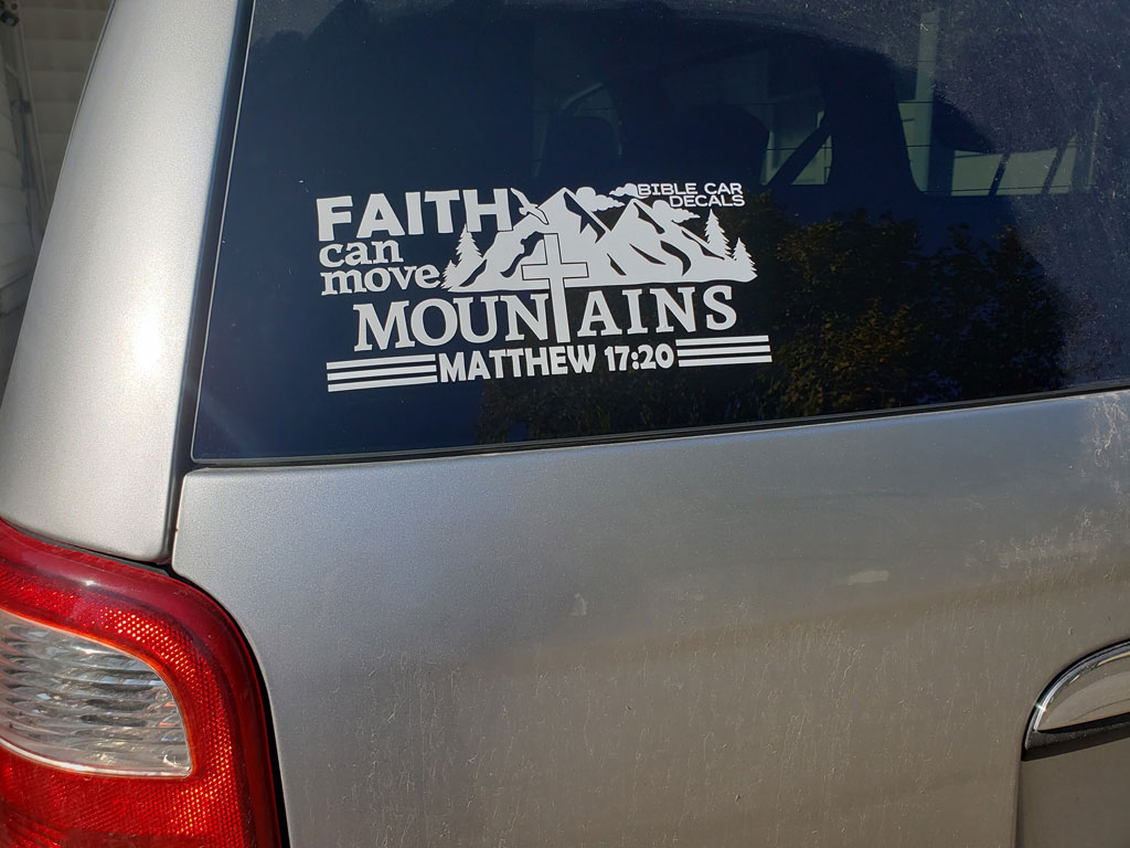 Bible Car Decal Testimonial