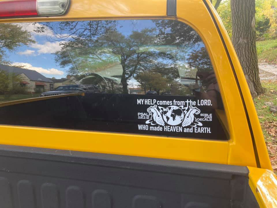 Bible Car Decal Testimonial