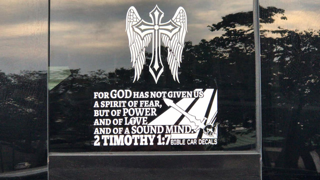 Bible Car Decal Testimonial