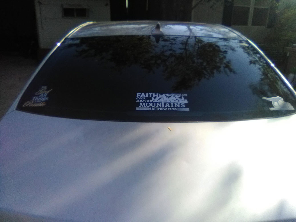 Bible Car Decal Testimonial