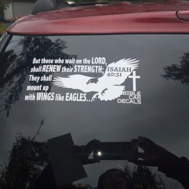 Bible Car Decal Testimonial