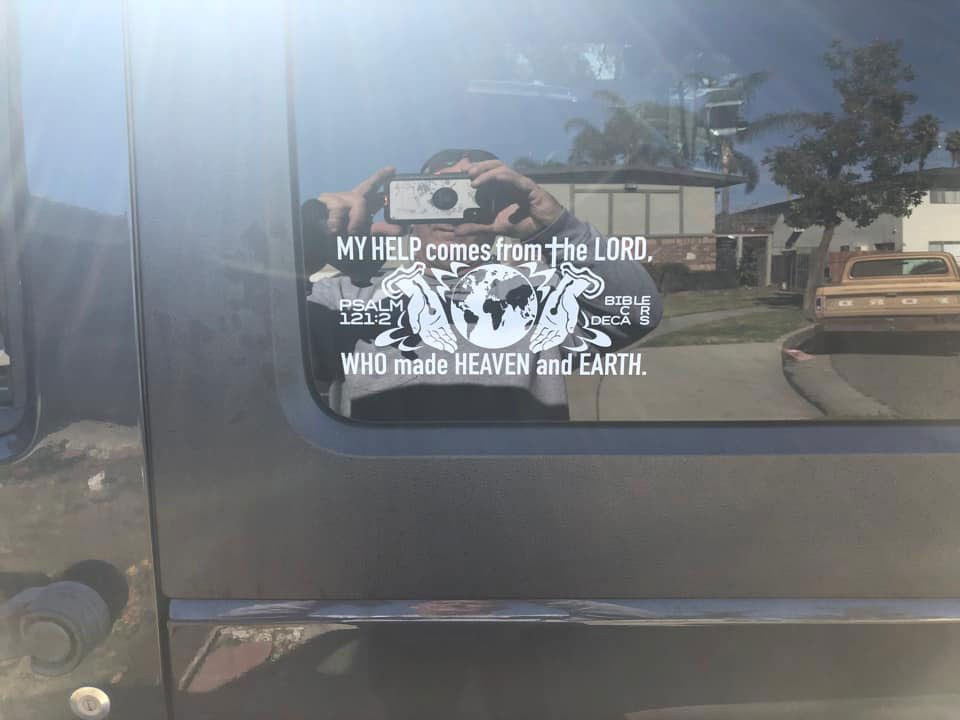 Bible Car Decal Testimonial